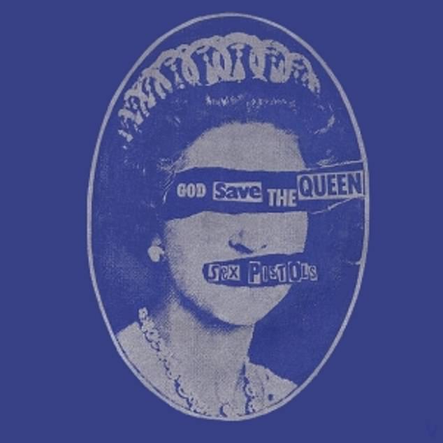 Спорная кавер-версия сингла Sex Pistols God Save the Queen.  Джейми Рид, который уже был де-факто арт-директором Sex Pistols, создав обложку их предыдущего сингла Anarchy в Великобритании, использовал слова, вырезанные из газет, чтобы сэкономить деньги.