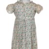Комплект платьев, которые когда-то носили принцесса Елизавета и ее сестра Маргарет, будут проданы на аукционе за более чем 12 000 фунтов стерлингов.  Вверху: розово-зеленое платье с цветочным принтом, которое Элизабет носила в 1930-е годы.  Его планируют продать за 3000 фунтов стерлингов.